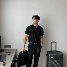 1506/Q77080/P43美式亨利领T恤sorona户外运动亨利衫休闲男上衣，男装T恤，星座1506