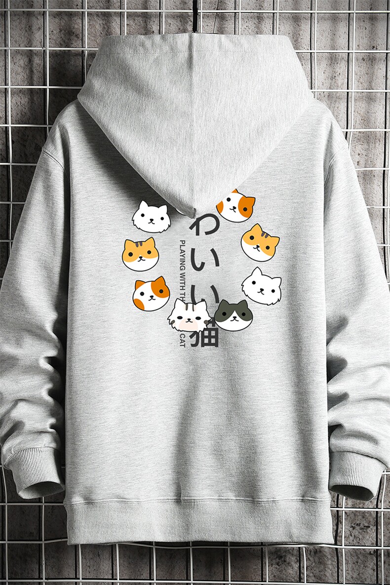 KS21215-P38连帽开衫卫衣男运动外套大码班服网格,男装卫衣,电商A040A