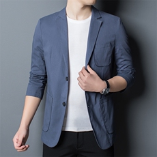 BEA6629966钱塘2020-2中青年男士春秋薄款时尚休闲西服外套P190，男装西服，钱塘207-2