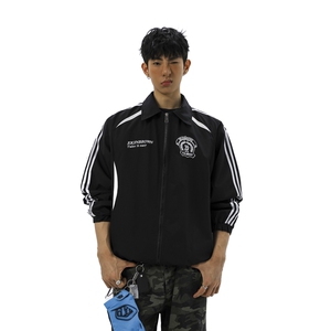 美式学院风刺绣设计大码M-5XL无影墙棒球服夹克男JK78073P79控128图片