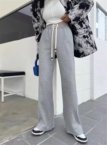 加绒阔腿裤，三色三个码！图片