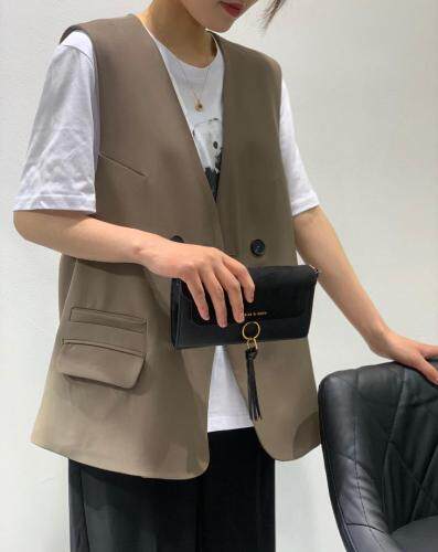 现货西装马甲，，女装西装，古泥