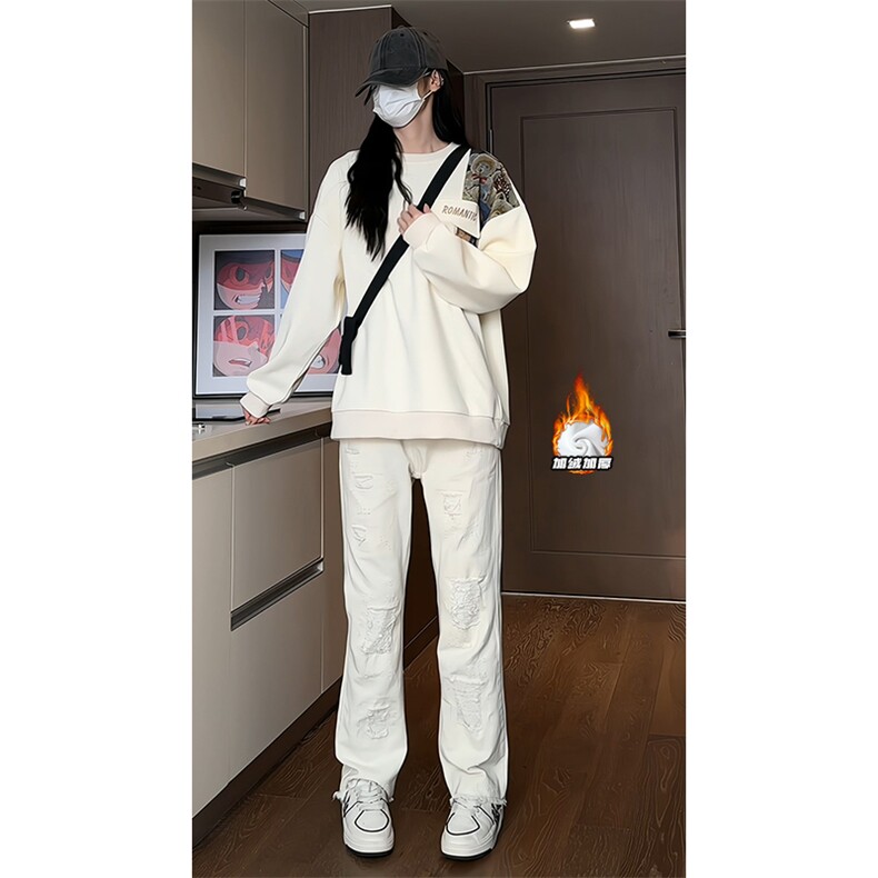2025HW23592加绒女模内景大码摇粒绒卫衣M-5XHW23792-特P35,男装卫衣,电商A022