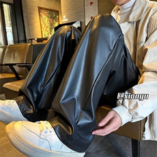 XZ616秋冬新款加厚百搭痞帅皮裤休闲长裤TY982P65控78，男装皮裤，星座512A（原616）