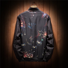 春装新款男士夹克外套胖子宽松男上衣加肥加大码L-8XL803-5P70，男装夹克，星座802