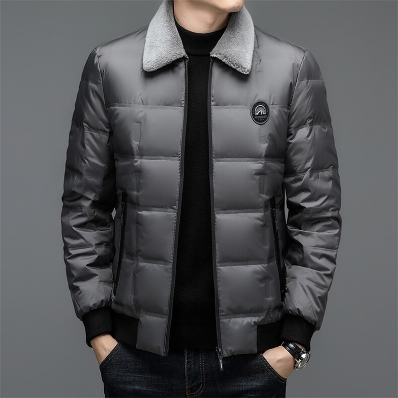 AC8909钱塘2020-3冬季羽绒服白鸭绒防寒保暖外套男加厚P215,男装羽绒服,钱塘207-3