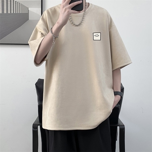 麂皮绒短袖t恤男大码半袖男 大皂风 JD82316-P25图片