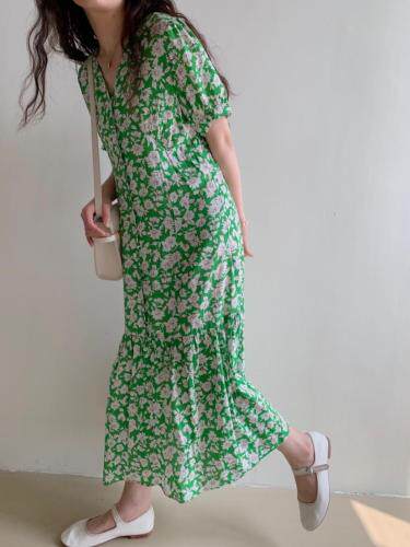 new 。新款碎花连衣裙,女装连衣裙,FULE EDIT