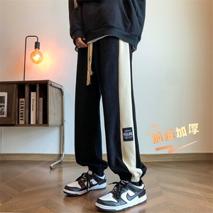 2024冬季重磅棉绒加绒加厚休闲男束脚裤313A-1-NK72-P65 控78图片