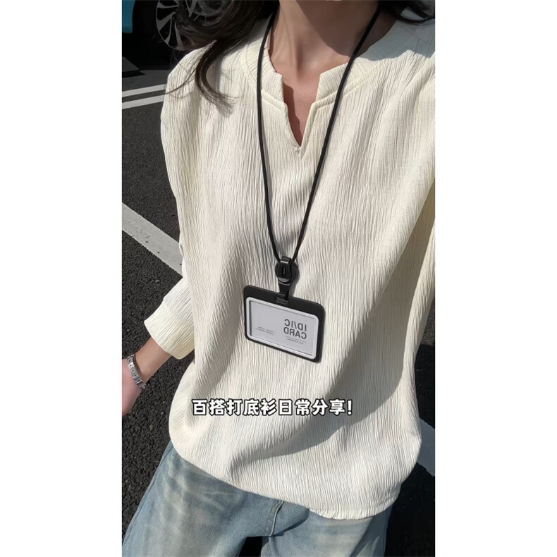 XZ809A/SYR03/特P20/加绒特P30肌理感V领长袖T恤卫衣,男装T恤,星座809A(原222-1)