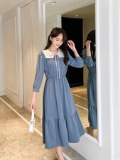 2022春装新款韩版小清新连衣裙，女装连衣裙，西子阁