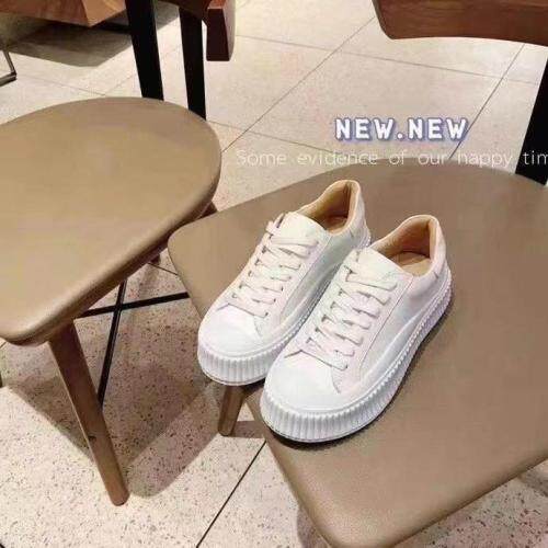 春季新款韩版潮流网红超爆真皮厚底松糕鞋，其它，她他麦