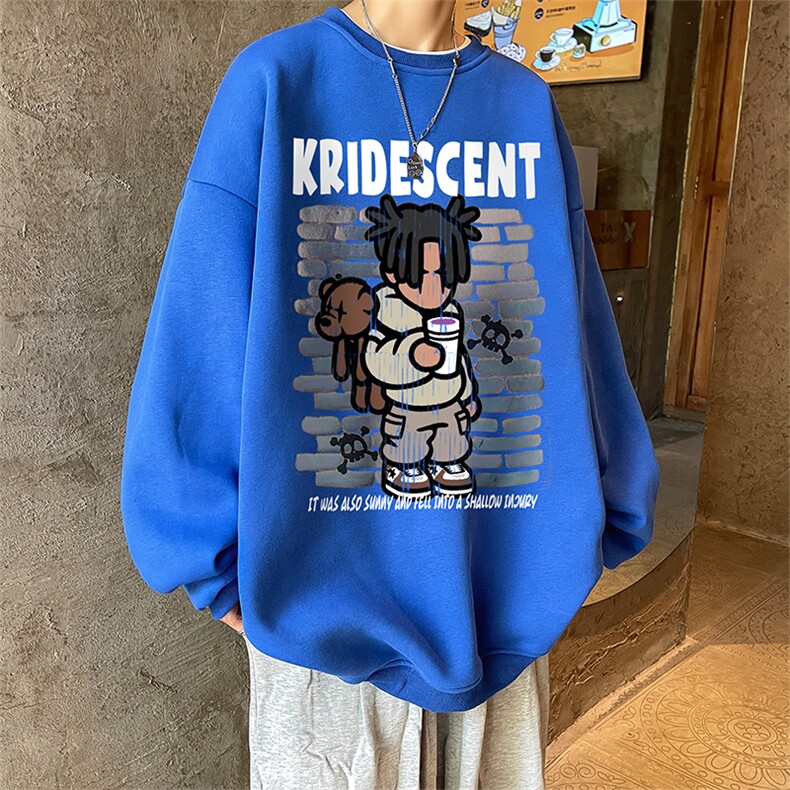 直播360克重磅美式印花卫衣Y207特P28同步供应华棉品质P38特,男装卫衣,电商A486