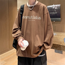 抖音得物供货量大从优可提供视频美式长袖T恤CT575特P28，男装T恤，电商A486