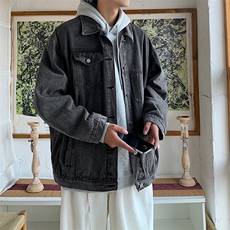 2025秋季牛仔外套HQ1204-TP6888-港风新款夹克男复古外套，男装工装外套，电商A102