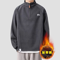 JY427-P47美式半拉链立领卫衣网图，男装卫衣，星座1501-3