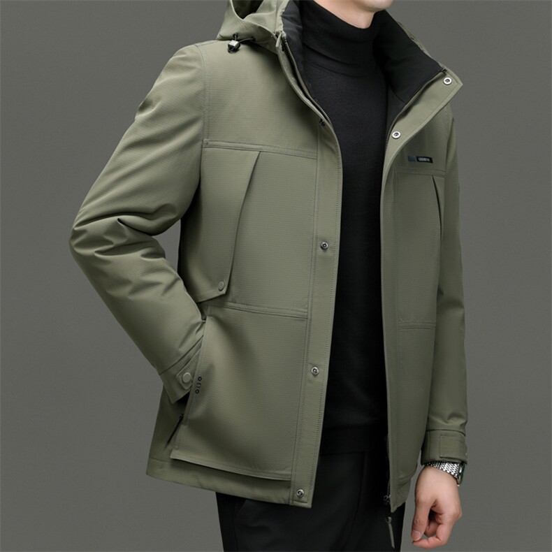 DF777钱塘2020-2冬季厚款时尚休闲百搭中年男士羽绒服P333,男装羽绒服,钱塘207-2