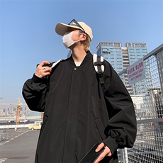 美式棒球服男款春秋季潮牌高街cleanfit高级感外套ma1飞行员夹克，男装夹克，电商A161