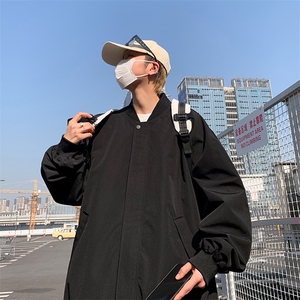 美式棒球服男款春秋季潮牌高街cleanfit高级感外套ma1飞行员夹克图片