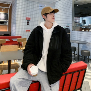 冬款泰迪绒开衫加大加厚棉服男XZ109-P90图片
