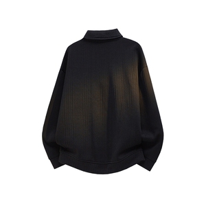 现货 WY10167-特P45 控88 新款高品质大码百搭宽松半拉链卫衣男图片