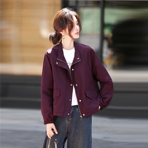 短款风衣外套女2025年秋季新款女装气质小个子休闲时尚上衣图片
