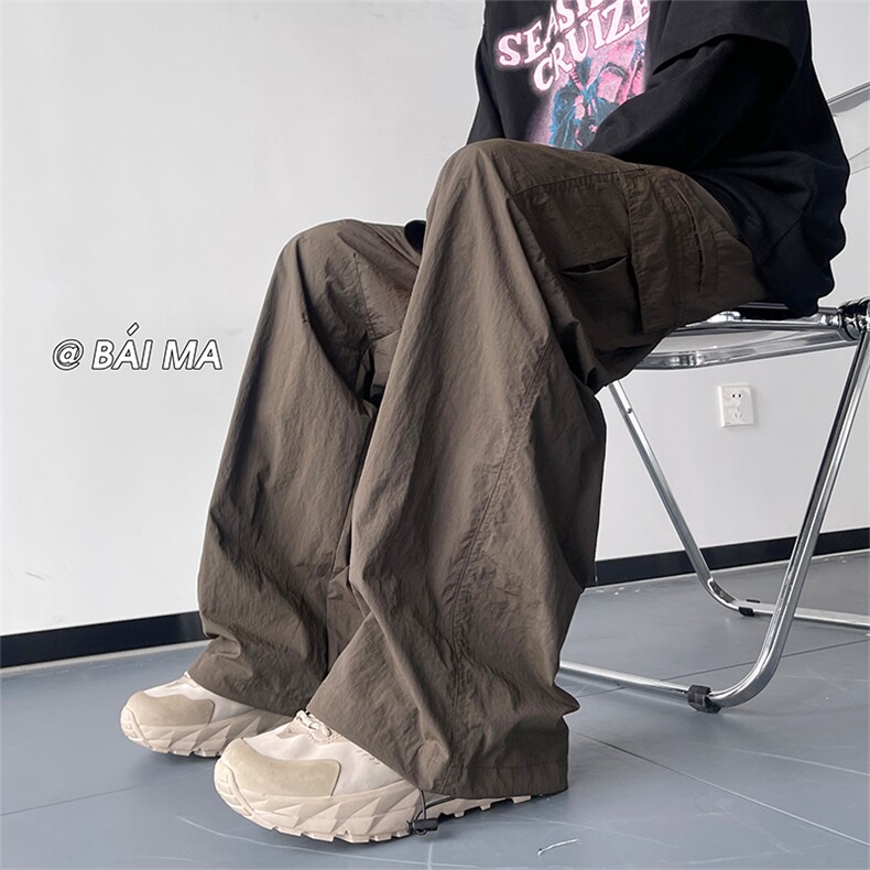 08秋季新款多口袋工装裤百搭显瘦降落伞兵裤子XZ211-1-K2348-P60,男装工装外套,星座211-1