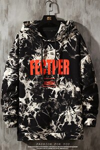 五色秋冬男士字母印花青少年卫衣潮男连帽花卫衣WY111-P65图片