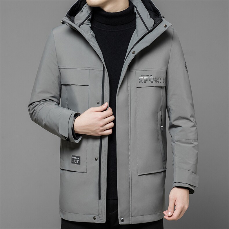 羽绒服男士新款秋冬季宽松休闲青年中年保暖连帽外套FF2283-P245,男装羽绒服,星座1105-3