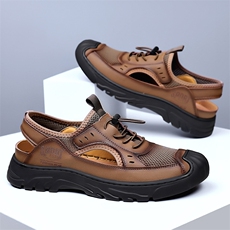 凉鞋男2025新款夏季运动休闲透气镂空外穿防滑轻便洞洞滩，男鞋凉鞋，电商A223