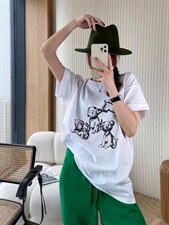 短袖直喷小狗T，其它，简单小珍