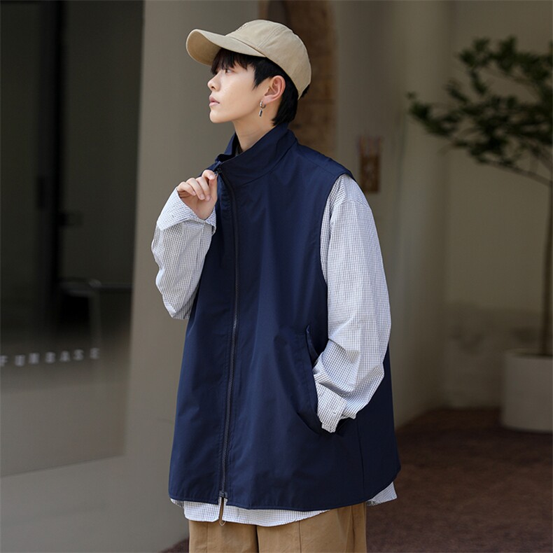 现货2023日系机能工装马甲夏季宽松休闲外穿马甲外套W3110-P35,男装背心/马甲,星座512-2