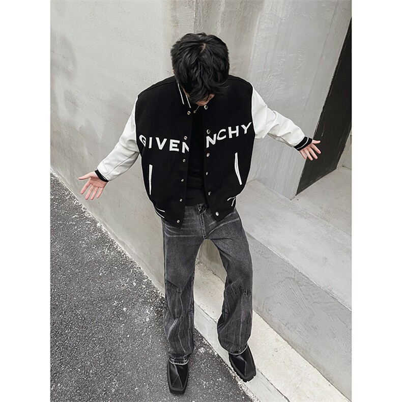 B221美式ins高街暗黑重工艺宽松微喇牛仔裤LK23128-P60控78,男装牛仔裤,电商B221