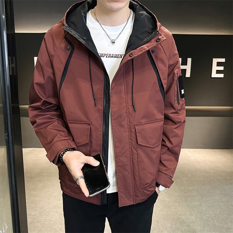 店主风2025年秋季新款潮牌工装冲锋衣帅气外套男夹克JK9189-P95,男装夹克,电商D240-242
