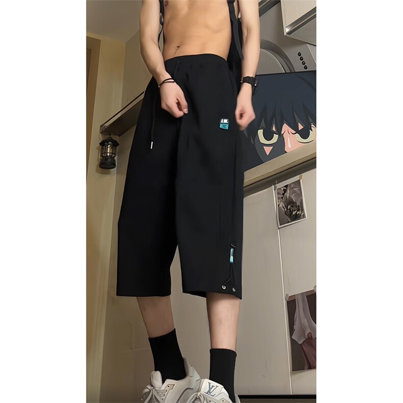 ！夏季男士新款中裤七分裤马裤运动休闲裤QT707-K47-P40图片