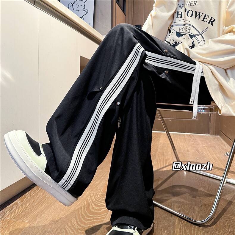XZ616秋季新款重磅铆钉打褶织带拼接冲锋裤TY1036特P35控68,男装休闲裤,星座512A（原616）