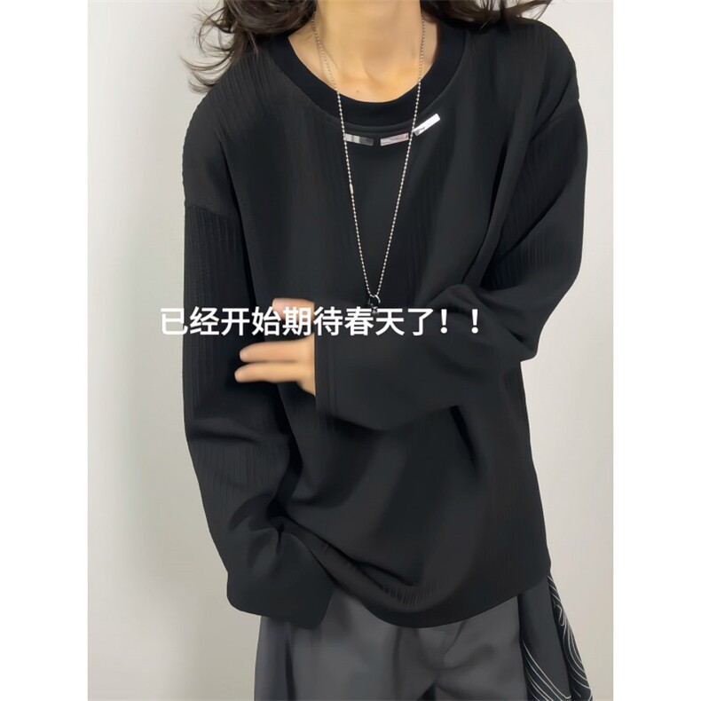 XZ809A/CX602/特P24/控48肌理感金属印花长袖圆领T恤卫衣,男装T恤,星座809A(原222-1)
