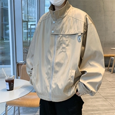 设计感小众hiphop高街外套港风男ins潮牌高级感炸街夹克，男装夹克，星座410-7