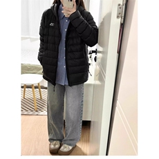 羽绒棉服女2025年新款冬季轻薄小棉袄高级感连帽复古美式加厚外套，男装棉衣，星座506A