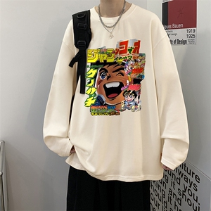 抖音供货、秋季现货舒适棉宽松重磅长袖T恤 D223A-CT2311-特P28图片