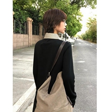 2025年新款POLO领假两件长袖T恤男女上衣宽松春秋内搭打底小衫，男装Polo衫，四季星座505