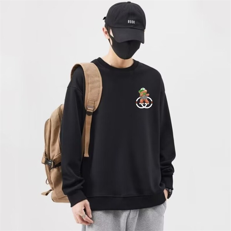 春秋欧货卫衣男网红青年潮牌炸街长袖上衣精神小伙外套男W590，女装短外套，星座1116A-2（原606A-1）