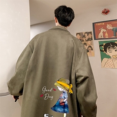 麂皮绒夹克男大码立领褂子外套JK85415-P68加绒款-P78，男装夹克，电商A040