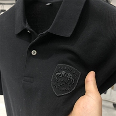 保罗男士短袖T恤翻领半袖薄款2023夏季新款中年商务休闲polo衫男，男装Polo衫，电商B212（原钱塘6029）