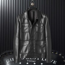 2023秋冬社会小伙PU皮衣男生机车皮夹克帅气休闲外套LE6602-P125，男装皮衣，星座1105-3