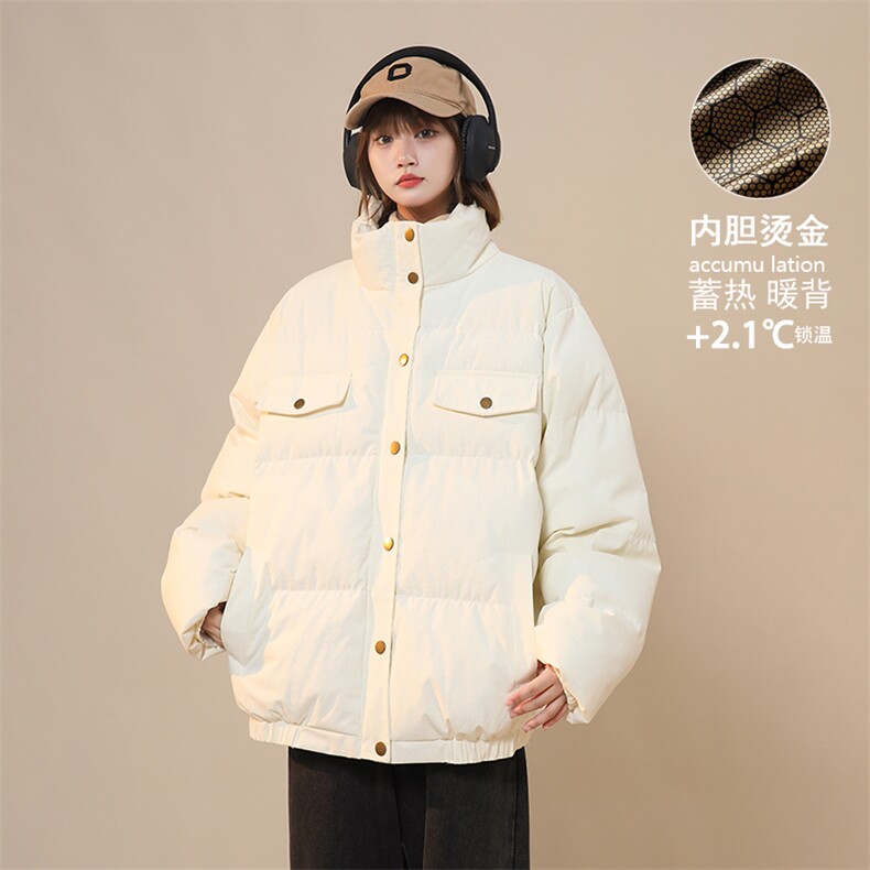 2025韩版西海岸oversize港风中性羽绒棉服重磅A170-M872-TP60图片