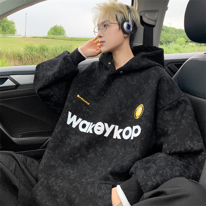 抖音数据！重磅450克假两件卫衣B208-WY3705-P70控108，男装卫衣，电商B208