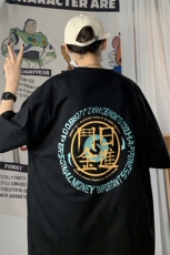 1图案已注册港风情侣潮大码M-5XL风短袖T恤男796F25控39，男装T恤，星座226-2