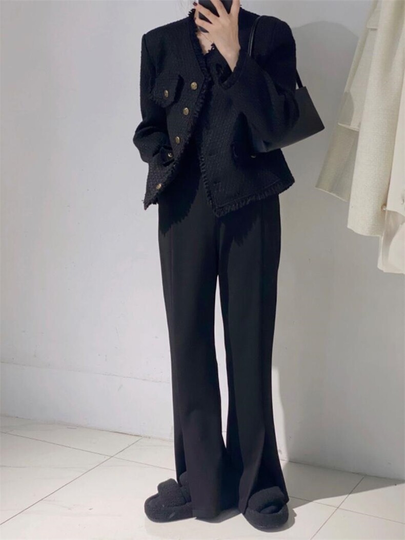 单色小香外套，其它，驿谷