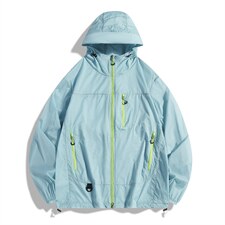 UPF50+有报告凉感轻薄透气宽松大码潮流防晒服DQC659-P48，男装防晒衣，电商B306